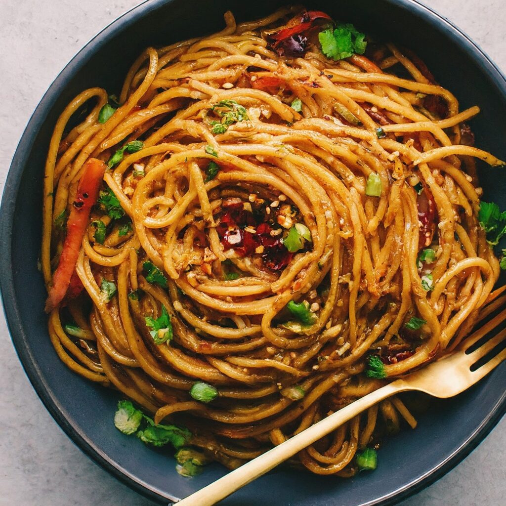 Fiery Szechuan Noodles