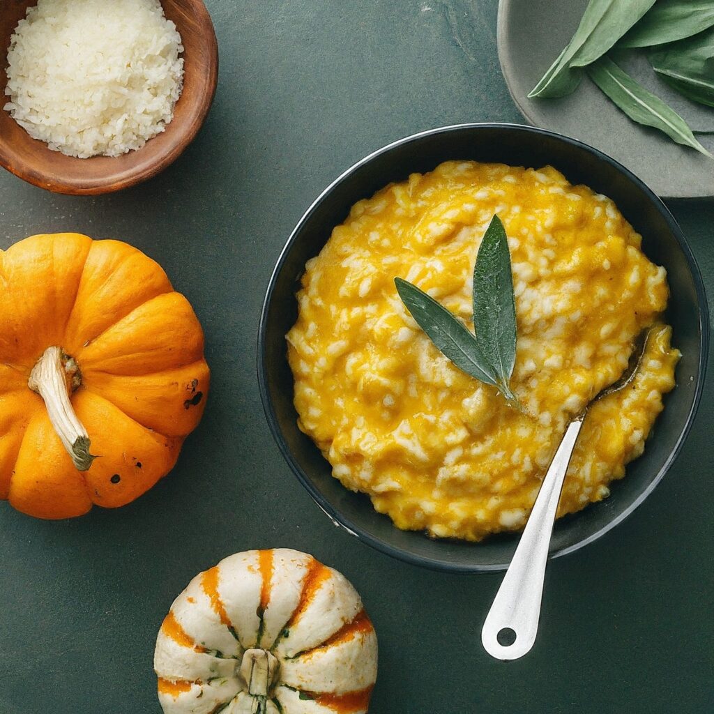 Pumpkin and Sage Risotto