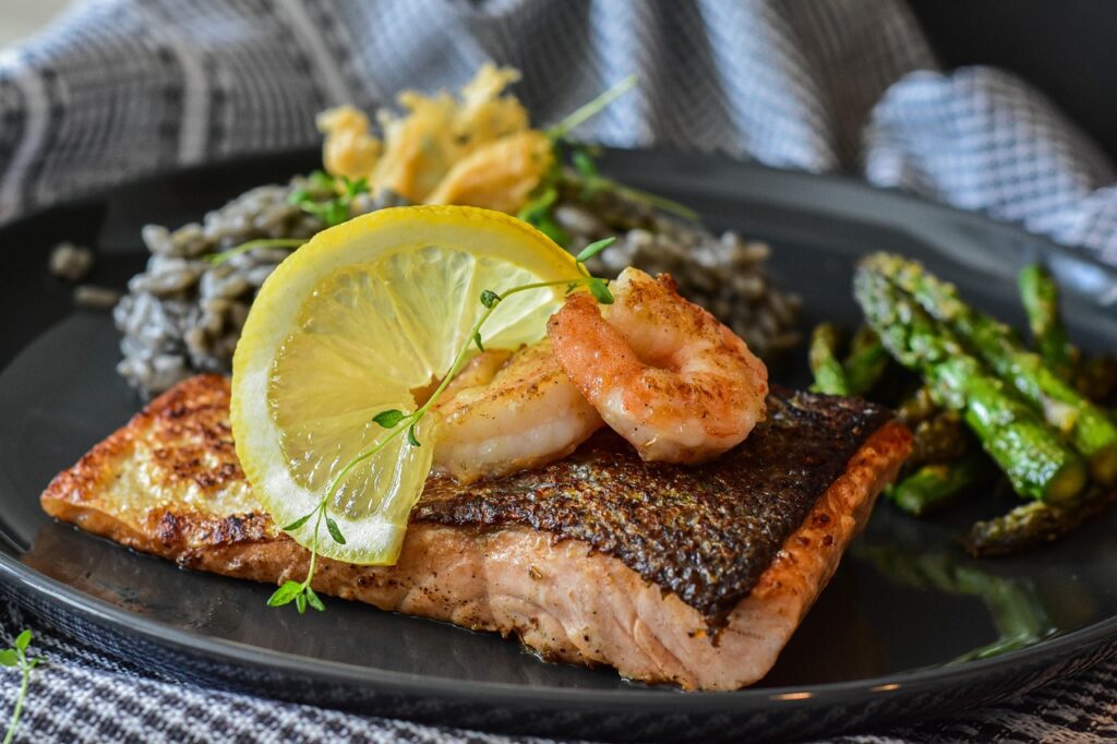 Grilled Lemon Garlic Salmon