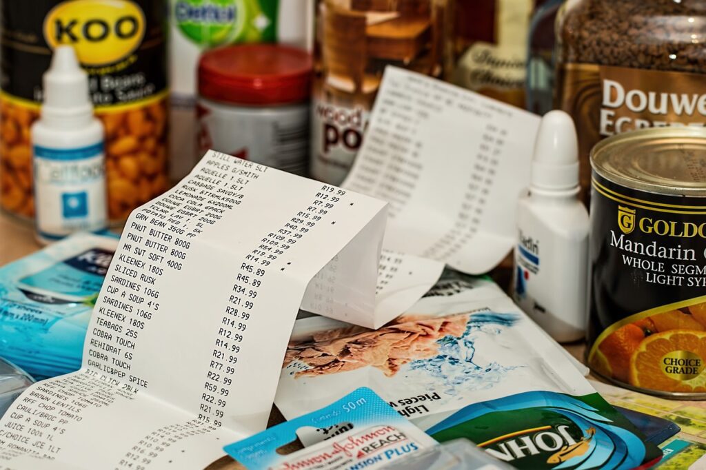 Reciept Budget