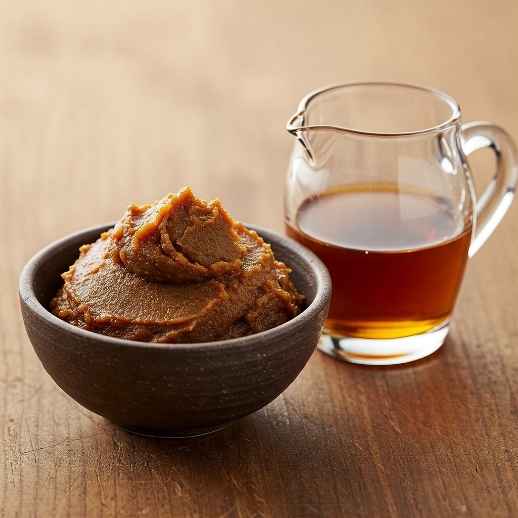 Miso Paste and Maple Syrup unexpected vegan food pairings
